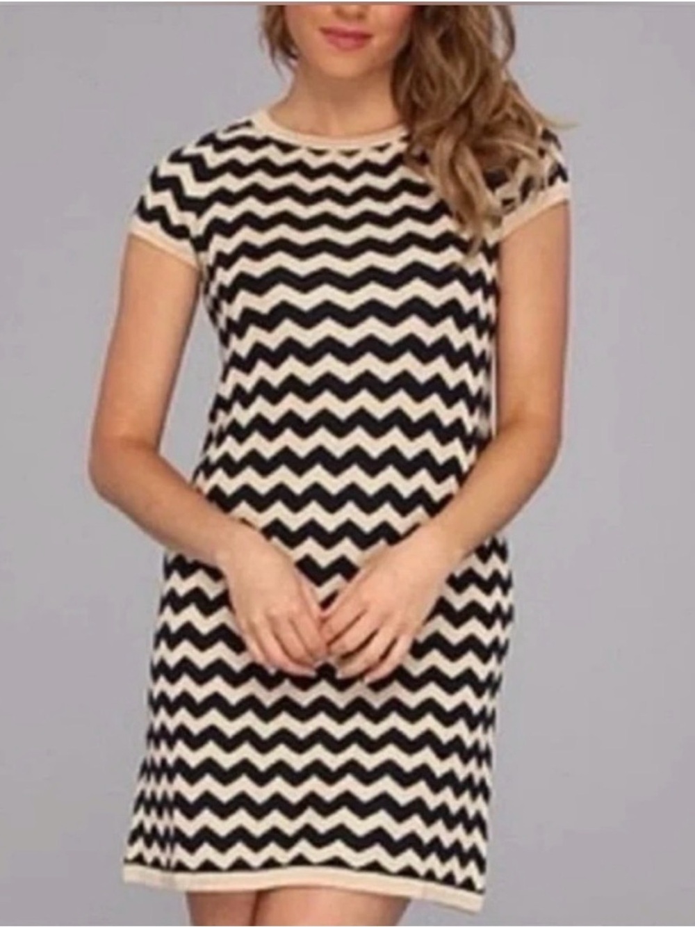 Lilly Pulitzer dazzle stripe navy cream dress size small